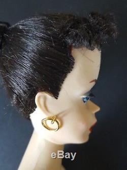 Vintage # 3 Ponytail Barbie Doll with Blue eyeliner. Stunning