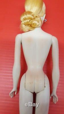 Vintage #3 Ponytail Barbie Doll with ghost white body