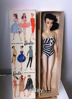 Vintage #3 Ponytail Barbie doll withbox