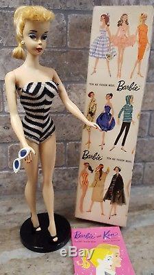 Vintage #3 ponytail Barbie Doll. Beautiful & Blonde