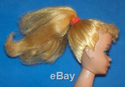 Vintage #4 Blonde Ponytail Barbie #850 Heavy Body TM 1960 OSS NICE DOLL