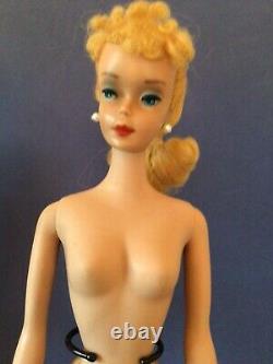 Vintage #4 Blonde Ponytail Barbie. Beautiful Face