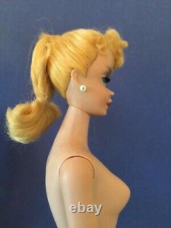 Vintage #4 Blonde Ponytail Barbie. Beautiful Face