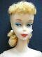 Vintage #4 Blonde Ponytail Barbie Doll In Very Good Condition