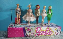 Vintage #4 Blonde Ponytail With Factory Braid Barbie Plus Original Outfits