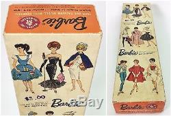 Vintage #5 Barbie 1961 With Original Stand & Original Box Used