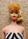 Vintage #5 Blonde Ponytail Barbie Doll Original Makeup And Hair