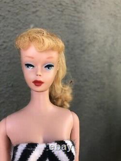 Vintage #5 Ponytail Barbie No Green Orig Paint