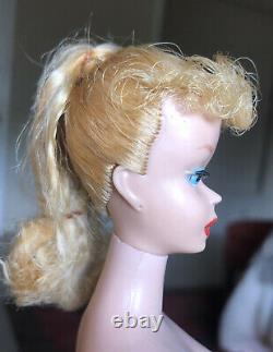 Vintage #5 Ponytail Barbie No Green Orig Paint