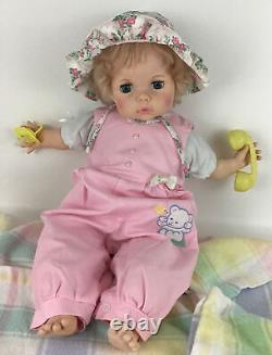 Vintage 60s HUGE 25 Eegee Goldberger Baby Doll Sleepy Eye 1969 Girl Big Baby