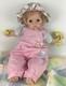 Vintage 60s Huge 25 Eegee Goldberger Baby Doll Sleepy Eye 1969 Girl Big Baby