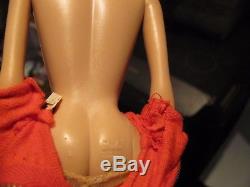 Vintage 850 #5 Ponytail Barbie Doll Dressed Ice Breaker Red Titian Green Ear