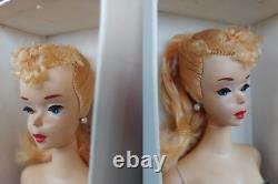 Vintage #850 Barbie Doll Number #3 In Original R Box and R Pedestal Stand