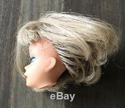 Vintage ASH BLONDE AMERICAN GIRL LONG HAIR BARBIE DOLL HEAD ONLY