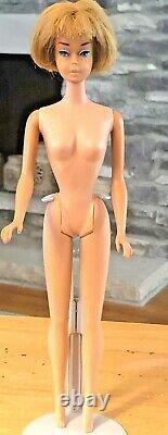 Vintage American Girl Dark Blonde Barbie in Original Swimsuit #1070