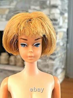 Vintage American Girl Dark Blonde Barbie in Original Swimsuit #1070