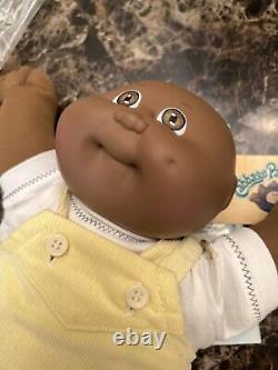 Vintage And Rare 1985 Cabbage Patch Kid Bald African American