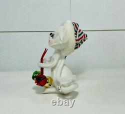 Vintage Annalee Mouse Holiday Doll Jingle Bells 6 1/2 Tall