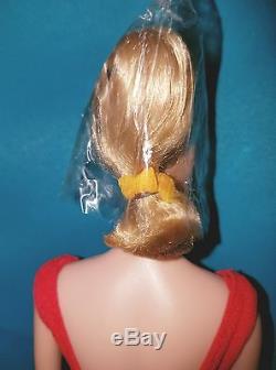 Vintage Ash Blonde Swirl Barbie With Tag Mib
