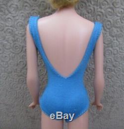 Vintage Ash Blonde Swirl Ponytail Lovely Doll With Retied Braid