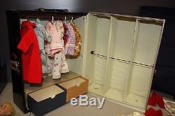 Vintage BARBIE & KEN DOLLS with Lot of CLOTHES and 2 CASES - Marked JAPAN