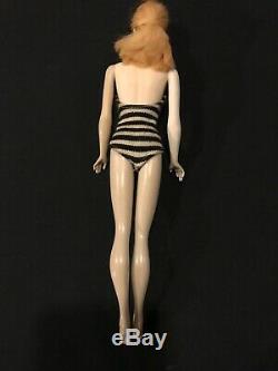 Vintage BLONDE #3 Ponytail Barbie Doll / Mattel