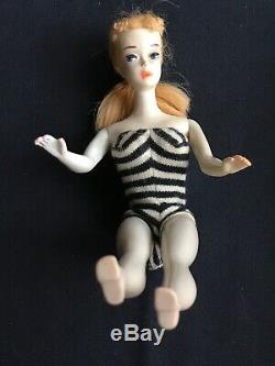 Vintage BLONDE #3 Ponytail Barbie Doll / Mattel