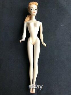 Vintage BLONDE #3 Ponytail Barbie Doll / Mattel