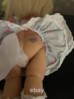 Vintage Baby Face Doll Galoob So Playful Beth 13Restrung & original outfit
