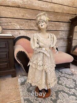 Vintage Baitz Doll Nice Outfit. Signed As E. Bernoux