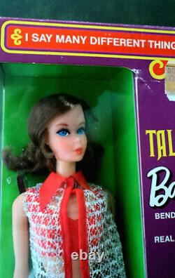 Vintage Barbie #1115 Talking Barbie In Original Box Very Nice Brown Hair