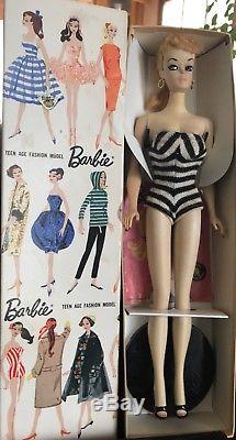 Vintage Barbie 1959 Box, Stand, Booklet