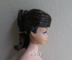 Vintage Barbie 1960's Brunette SWIRL Ponytail Doll