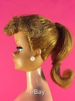 Vintage Barbie - 1962 1966 # 6 & 7 Titian Ponytail Barbie Doll Nice One