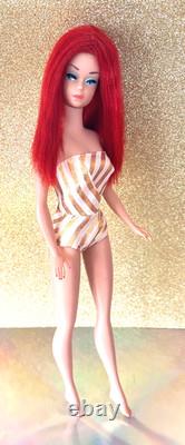 Vintage Barbie 1963 Fashion Queen Original 3 Wigs/2 color&curl wigs/curlers