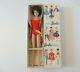 Vintage Barbie 1964 Brunette Bubblecut Barbie Mib With All Accessories
