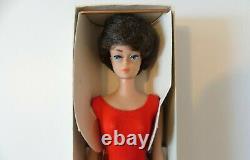 Vintage Barbie 1964 Brunette Bubblecut Barbie MIB with all accessories