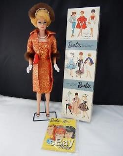 Vintage Barbie 1964 Dressed Box Golden Elegance Bubblecut Doll