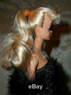 Vintage Barbie 1986 Ma-ba Platinum Blond Pb Store Japan Excl. Black Evening
