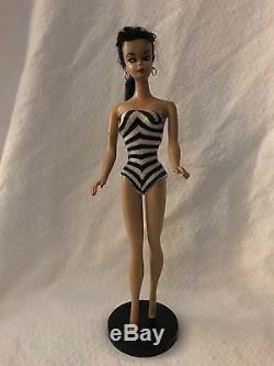 Vintage Barbie # 1 BRUNETTE PONYTAIL