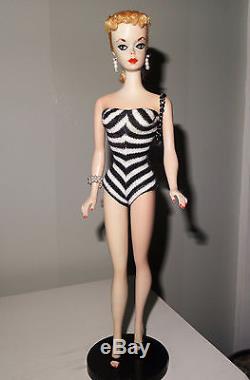 Vintage Barbie #1 Ponytail VVRare Hand Painted Minty