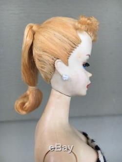 Vintage Barbie #3 Blonde Ponytail in OSS #1 Shoes