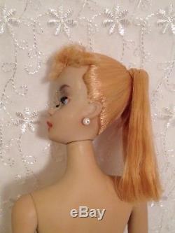 Vintage Barbie #3 Blonde ponytail with Black dress and gloves