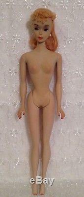 Vintage Barbie #3 Blonde ponytail with Black dress and gloves