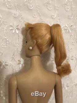 Vintage Barbie #3 Blonde ponytail with Black dress and gloves