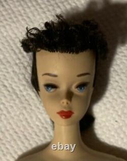 Vintage Barbie #3 Brunette Ponytail-brown Eyeshadow All Original