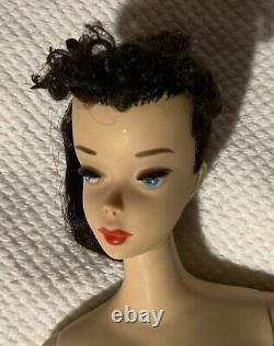 Vintage Barbie #3 Brunette Ponytail-brown Eyeshadow All Original