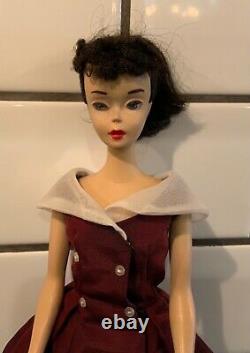 Vintage Barbie #3 PONYTAIL BRUNETTE After Five #934 Brown Eyeliner