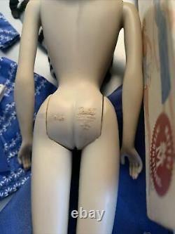 Vintage Barbie #3 Rarer Blue Eye Shadow, Gorgeous! With Box, TM Stand & Clothes EUC