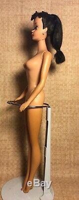 Vintage Barbie #4 4 Ponytail Brunette SOLID BODY INCOMPARABLY LOVELY